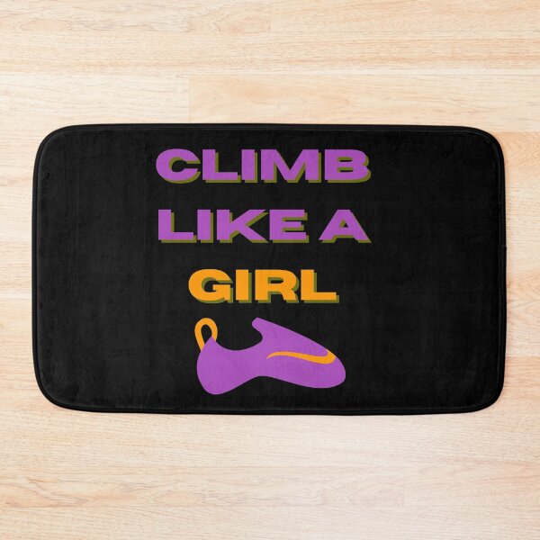 Item preview, Climb Like A Girl Quote Extreme Sport designed and sold by mirzadesign.