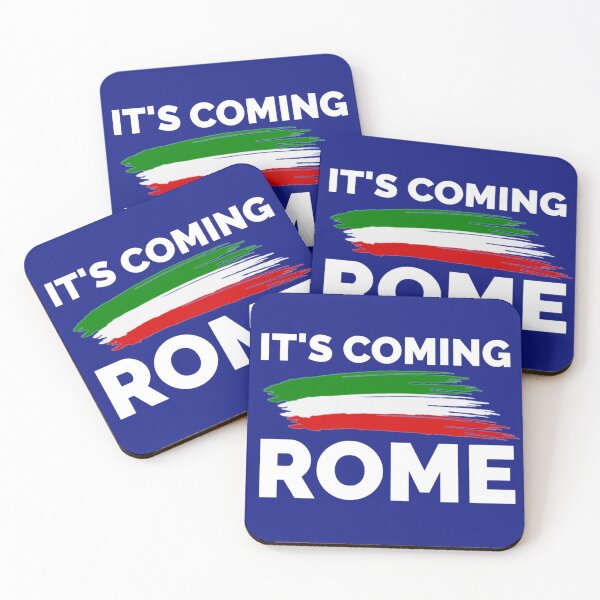 Its Coming Rome Coasters (Set of 4)