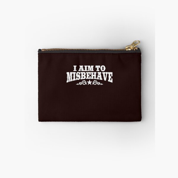 Item preview, I Aim to Misbehave White Classic TShirt4125 designed and sold by NikolasOrtiz.
