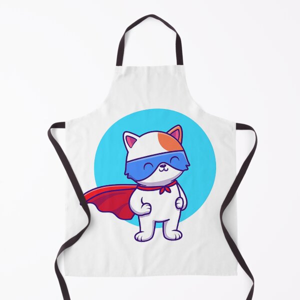 Item preview, Cute super hero cat cartoon illustration designed and sold by Ismail-design.