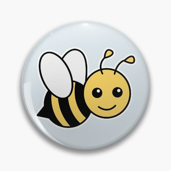 Item preview, Bee flying cartoon drawing designed and sold by happypapertime.