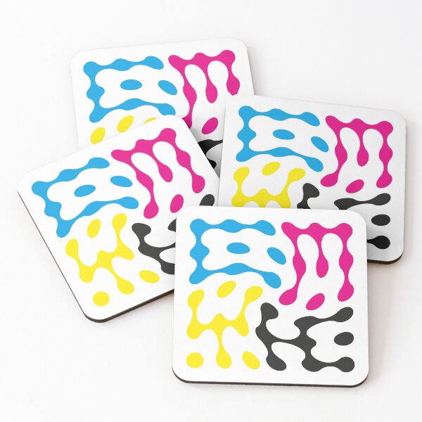 Item preview, Twisted CMYK Metaball Typography designed and sold by John Uttley.