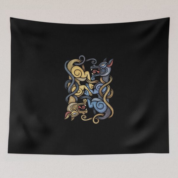 Item preview, Viking wolves designed and sold by atelier-vladi.