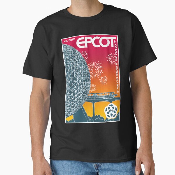 Item preview, Epcot Center (Retro Rainbow) designed and sold by Cammi Friederichs.