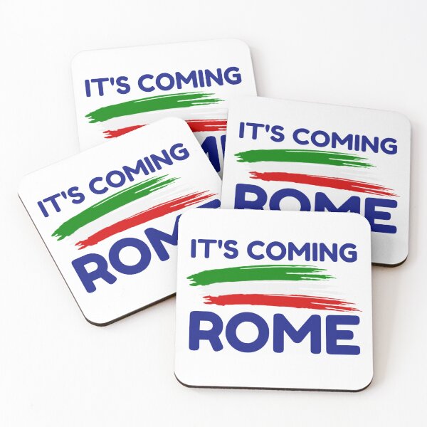 Its Coming Rome Coasters (Set of 4)