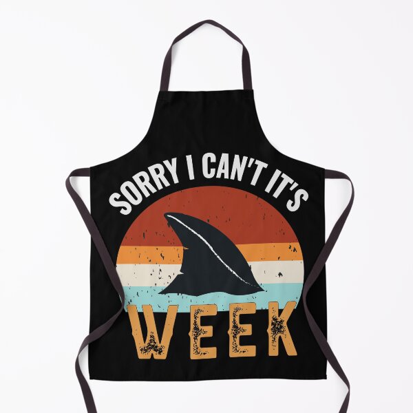 Item preview,  Vintage Sorry I Can't It's Week Funny Shark Gift T-Shirt designed and sold by AMZBlacKStore.