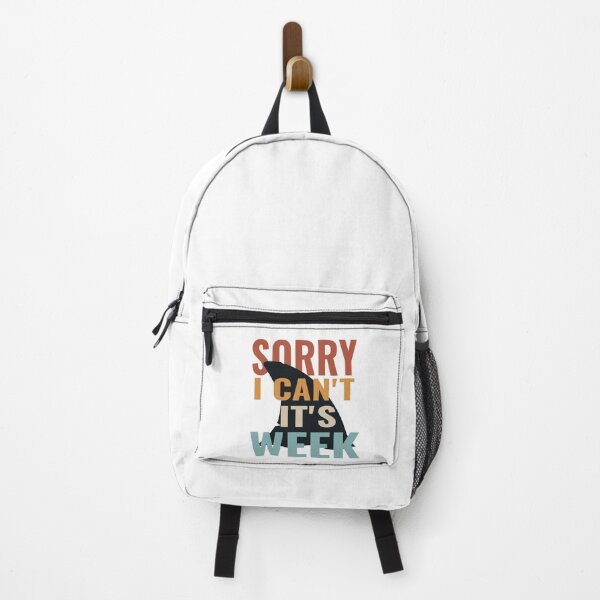 Item preview, Vintage Sorry I Can't It's Week Funny Shark Gift T-Shirt designed and sold by AMZBlacKStore.