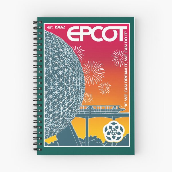Artikelvorschau, Epcot Center (Retro-Regenbogen) entworfen und verkauft von Cammi Friederichs.