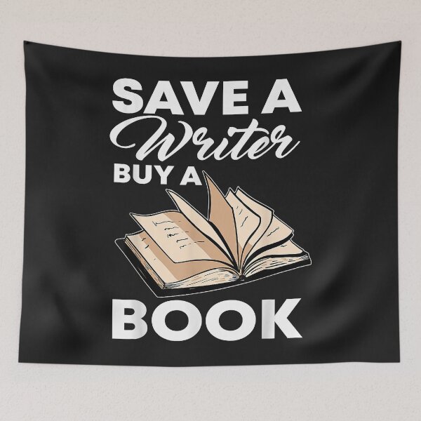 Item preview, Save A Writer Author Novelist Wordsmith Novel Writing Book designed and sold by adrianajaue.