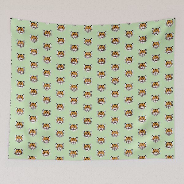 Item preview, Tiger head cute cartoon drawing designed and sold by happypapertime.