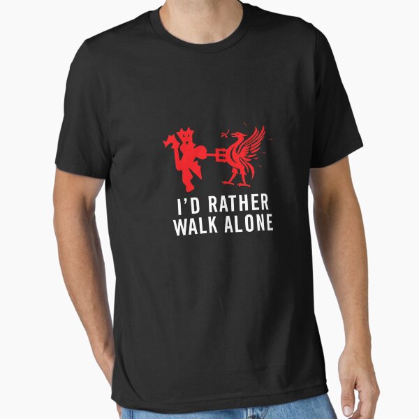 Item preview, ID RATHER WALK ALONE FUNNY SHIRT Essential TShirt448 designed and sold by NikolasOrtiz.