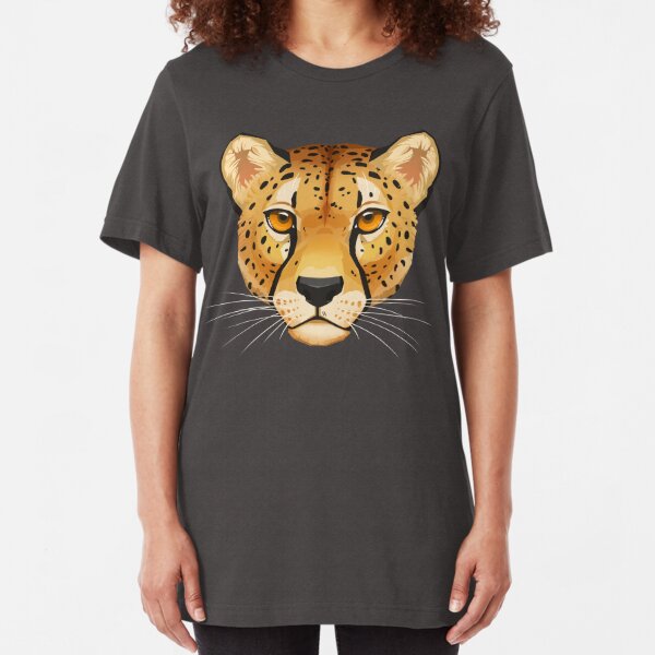 cheetah face shirt