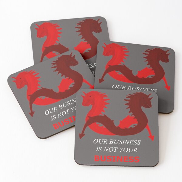 Item preview, Our Business Is Not Your Business (Two Red Sea Serpents) N1 designed and sold by SelfUpgrade.