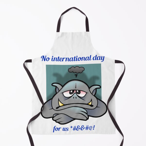 Item preview, "No International Day for Us"  (bl) designed and sold by skoumpourdides.