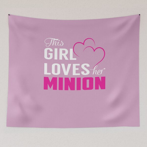 Item preview, Minion This Girl Loves Her MINION  designed and sold by MeseDania.