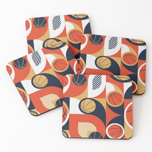 Item preview, Basketball Abstract Geometric art designed and sold by k9printart.