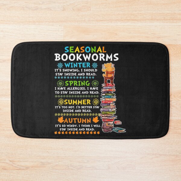 Item preview, Seasonal Bookworm Moods Reading Book Lovers Librarian Reader designed and sold by adrianajaue.