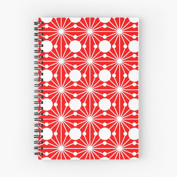 Item preview, Abstract geometric pattern - red and white. designed and sold by K.S ART.