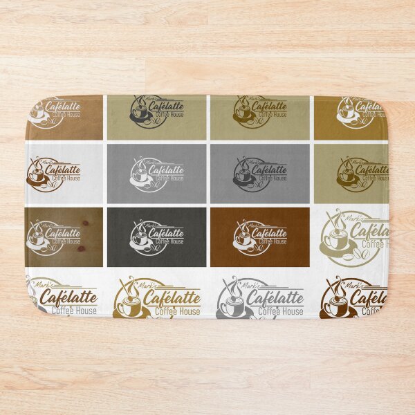 Item preview, Mark's Cafelatte Coffee House Logo Concept designed and sold by markyartshop.