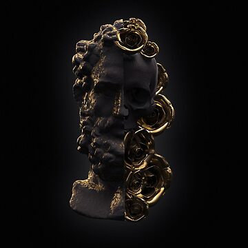 All black but gold on Behance