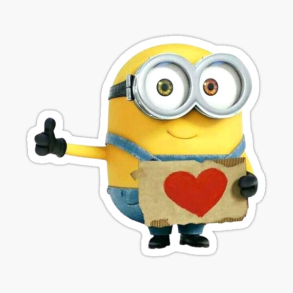 Minions in love - Minion - Sticker