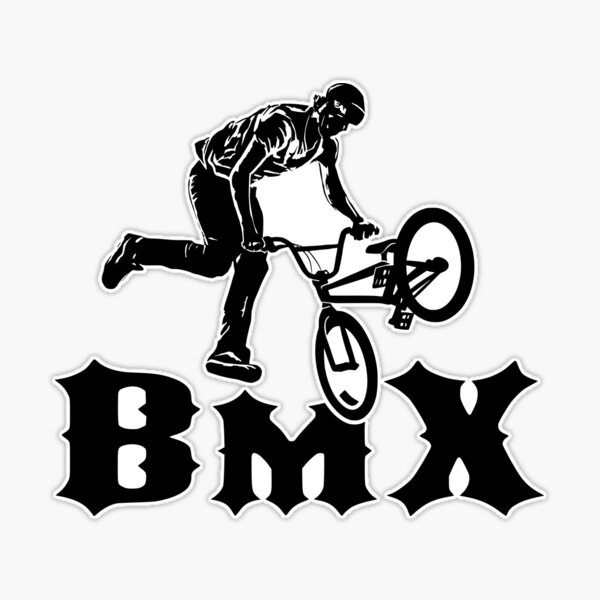 Sticker Silhouette BMX Freestyle - Magic Stickers