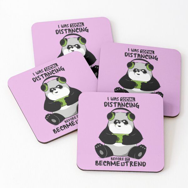 Item preview, Panda Social distancing  designed and sold by MeseDania.