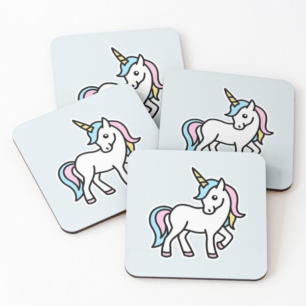Item preview, Unicorn cute cartoon drawing designed and sold by happypapertime.