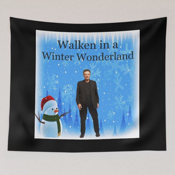 Item preview, Day Gift for  Walken In A Winter Wonderland  Funny Christmas Cards And Gifts With Christopher designed and sold by SteinmetzGladys.