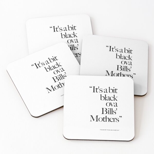 Item preview, It's a bit black ova Bills' mothers - Yorkshire weather forecast - Funny Yorkshire Sayings designed and sold by MaseFaceMerch.