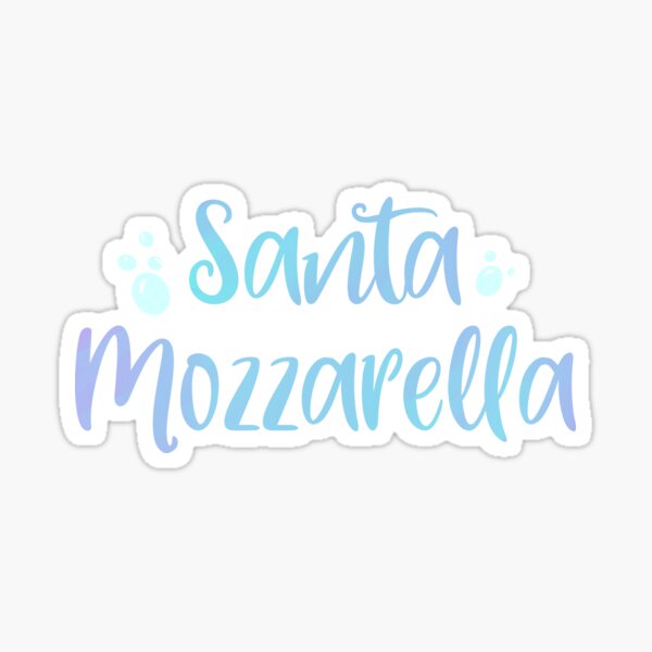 Item preview, Santa Mozzarella quote Luca designed and sold by YonivanL.