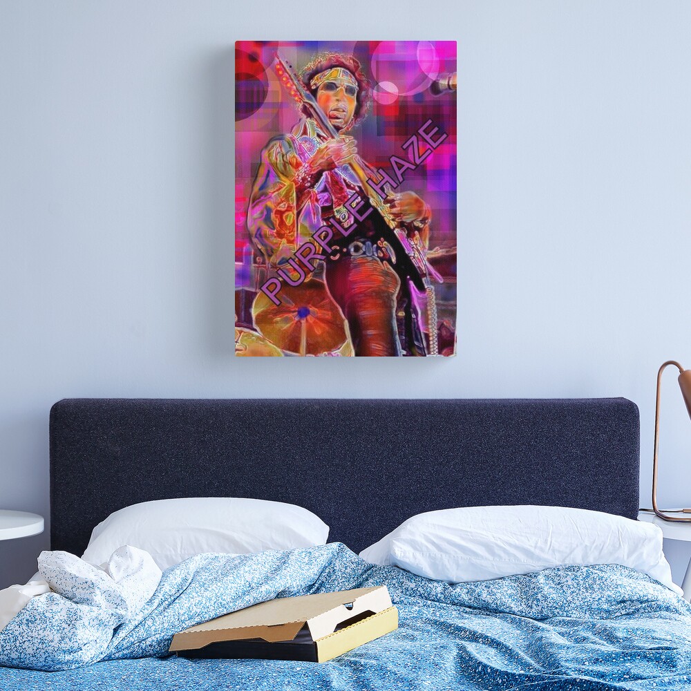 HENDRIX PURPLE HAZE Canvas Print
