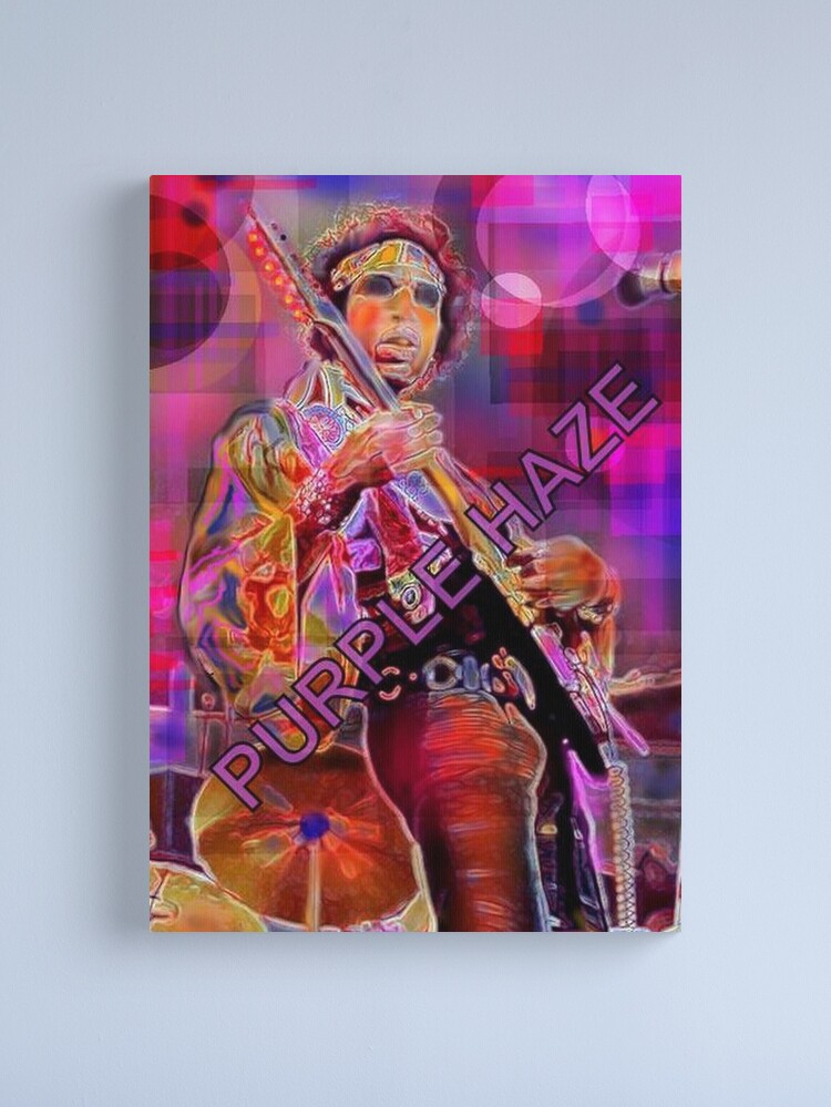 Alternate view of HENDRIX PURPLE HAZE Canvas Print