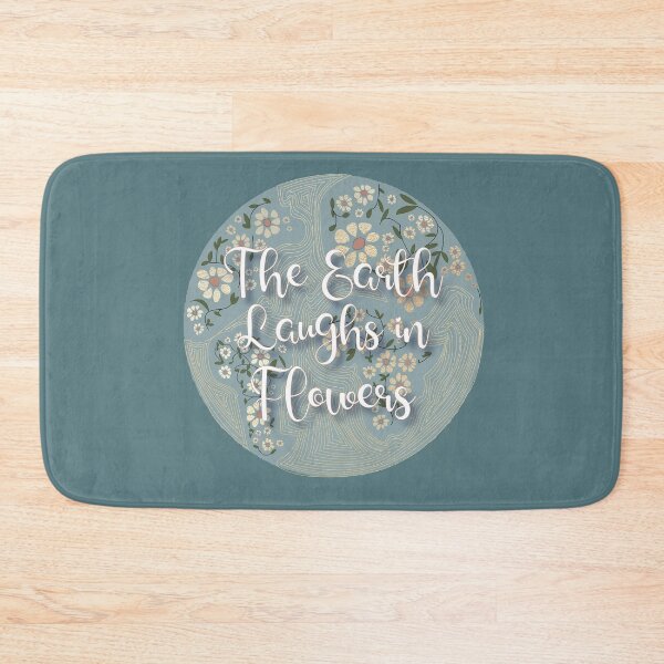 Item preview, The Earth Laughs in Flowers - florists, gardeners and nature lovers.  Caroline Laursen original designed and sold by Caroline Laursen.