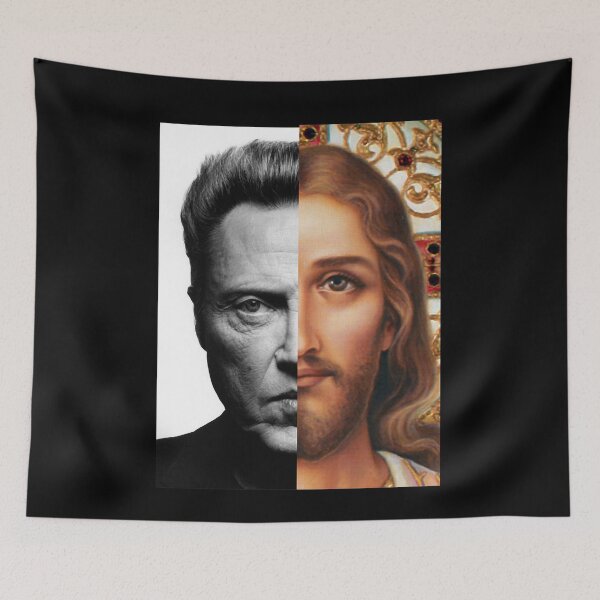 Item preview, Retro Vintage Christopher Walken With Jesus designed and sold by SteinmetzGladys.