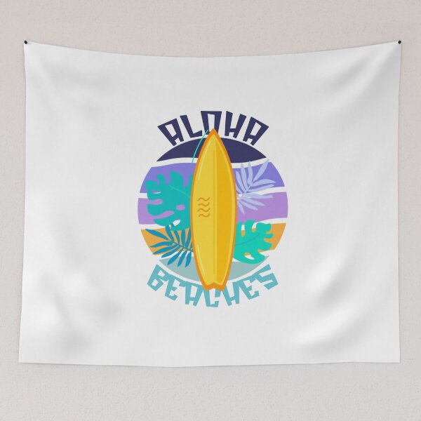 Item preview, Funny Vintage Summer Surfing - Aloha Beaches designed and sold by laiwole.
