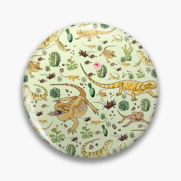 Item preview, Bearded dragon (green) designed and sold by PawsoMania.