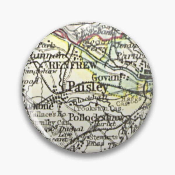 Item preview, PAISLEY & surrounding area map 1899 designed and sold by yourscotland.