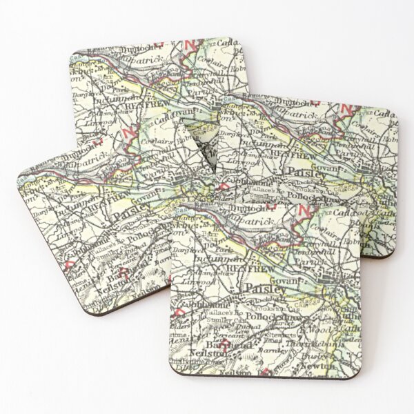 Item preview, PAISLEY & surrounding area map 1899 designed and sold by yourscotland.