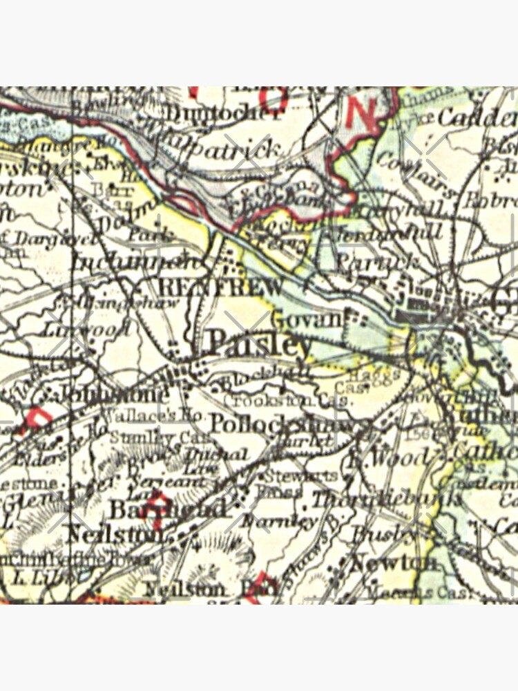 Old Maps Of Paisley