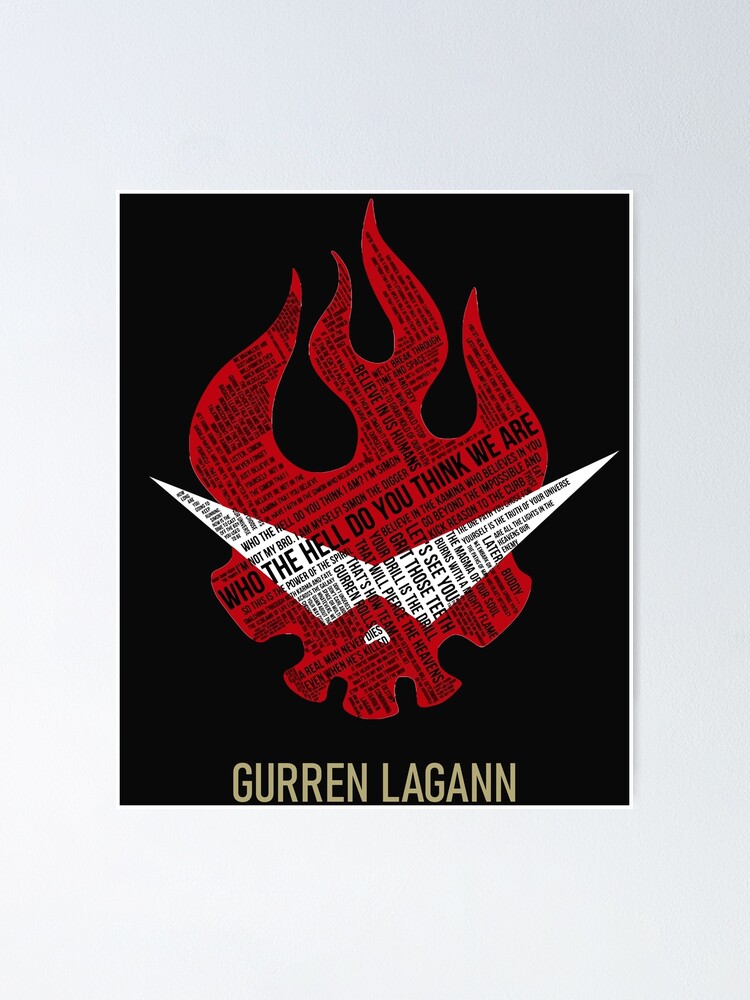 Gurren Lagann Poster for Sale by REPIXELS