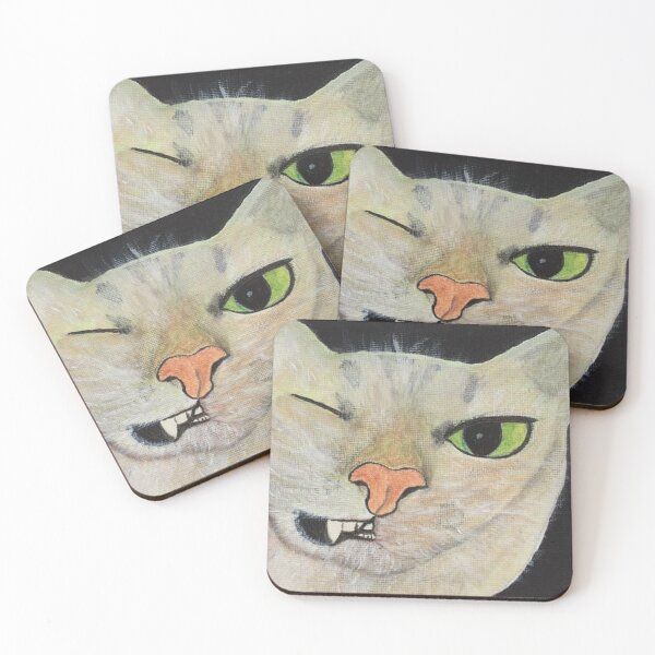 Item preview, Cat Face 18 designed and sold by AneziaArt.