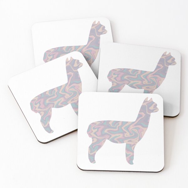 Item preview, Swirly llama/alpaca outline design  designed and sold by zoology-student.