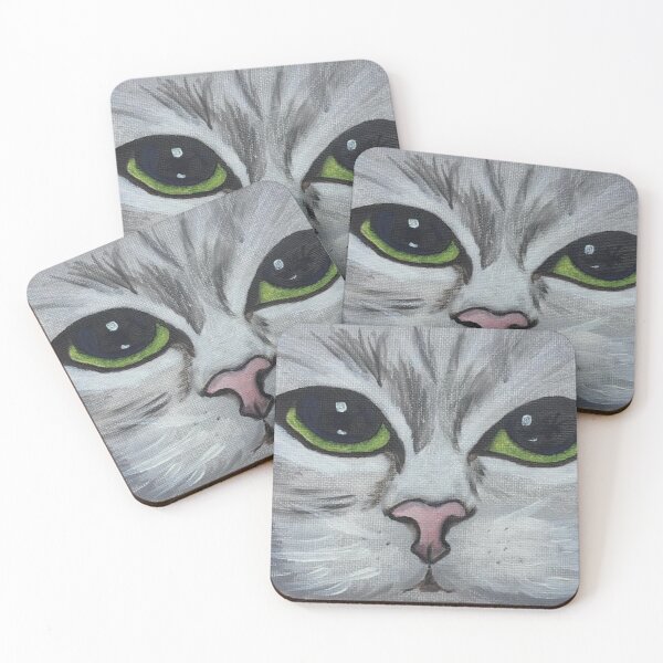 Item preview, Cat Face 17 designed and sold by AneziaArt.