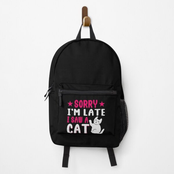 Item preview, Funny Sorry I m Late I Saw A Cat,Cool cat designed and sold by amifana.