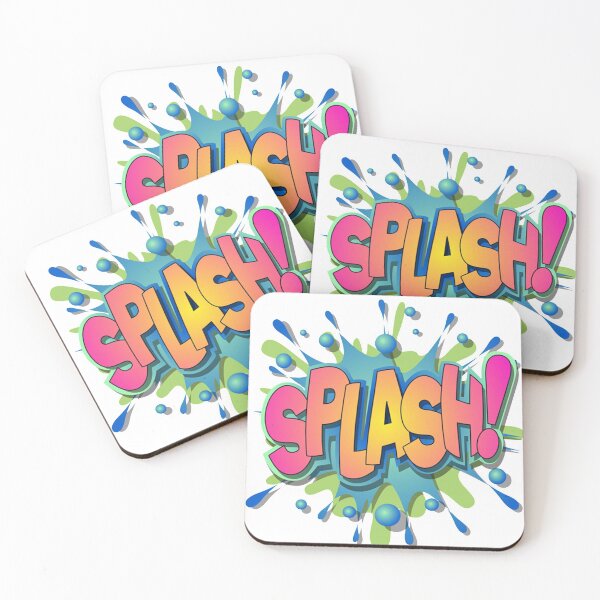Item preview, Splash English Explosion Sticker designed and sold by YI-Creations.