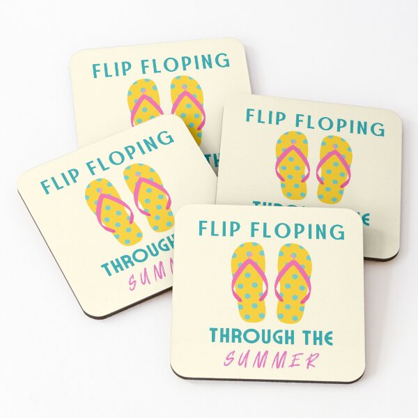 Item preview, Flip floping through the summer - Funny summer saying designed and sold by Theleochick.