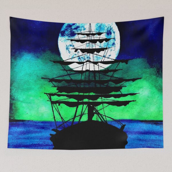 Item preview, Ship Painting designed and sold by LataArtStudio.