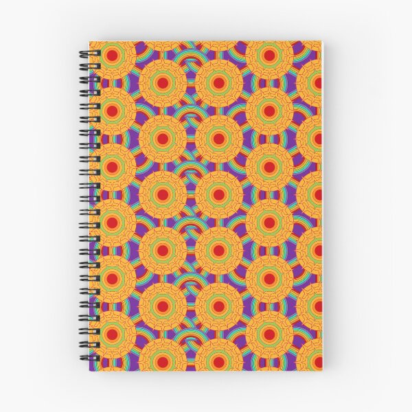 Item preview, Rainbow Suns Pattern designed and sold by Abigail Stevens.