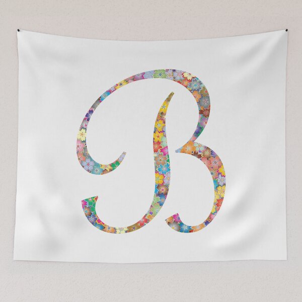 Item preview, Letter B Capital Alphabet Colorful Flowers B Gift designed and sold by Shariss.